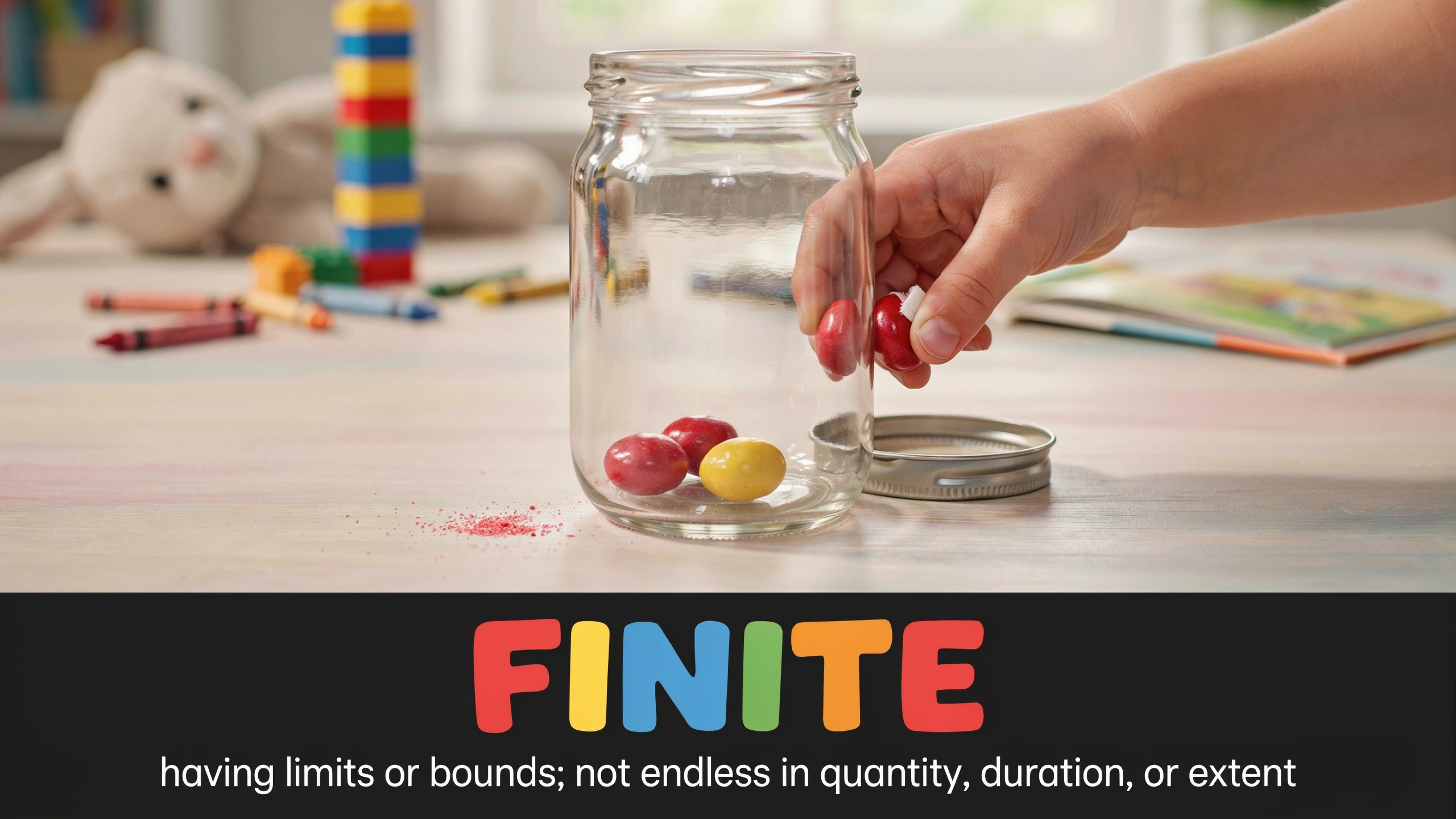 English Illustration for finite